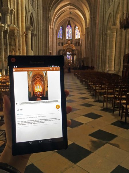 Une tablette numérique pour visiter Sens !