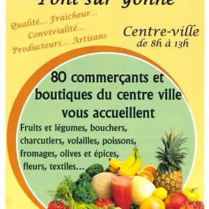 Marché / Pont-sur-Yonne