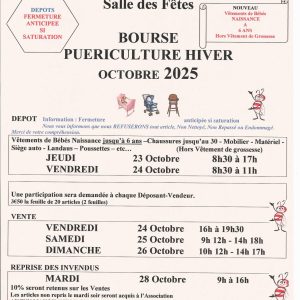 Bourse puériculture hiver