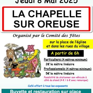 Vide-grenier / La Chapelle-sur-Oreuse