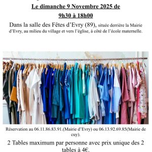 Bourse aux vêtements
