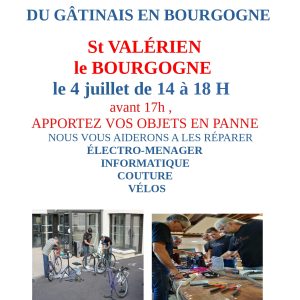 Repair Café du Gâtinais en Bourgogne