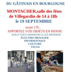 Repair Café du Gâtinais en Bourgogne