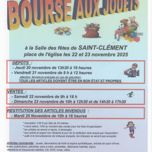 Bourse aux jouets