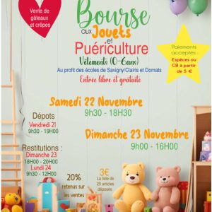Bourse aux jouets et puériculture