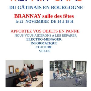 Repair Café du Gâtinais en Bourgogne