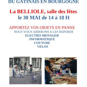Repair Café du Gâtinais en Bourgogne