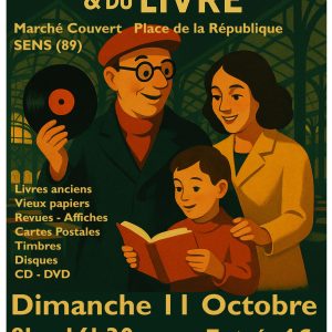 Marché du livre ancien, disque & vieux papiers