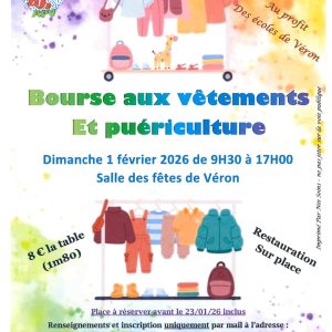 Bourse aux vêtements et puériculture