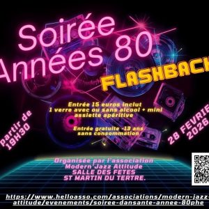 Soirée dansante années 80