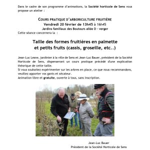 Cours pratique d&rsquo;arboriculture fruitière