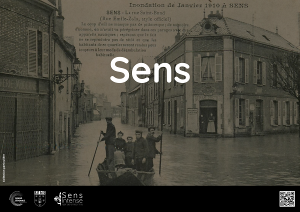 Sens - Inondation de Janvier 1910 à SENS