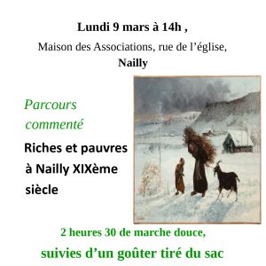 Parcours commenté : « Riches et pauvres à Nailly XIXème siècle »