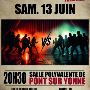 Match d&rsquo;impro théâtrale