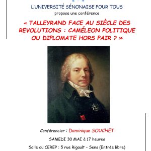 Talleyrand face au siècle des révolutions : caméléon politique ou diplomate hors pair