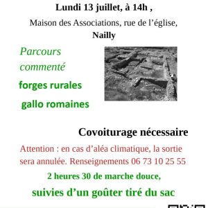 Parcours commenté « Forges rurales gallo romaines »