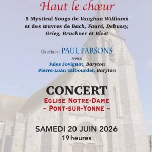 Concert de l&rsquo;ensemble vocal Philomela