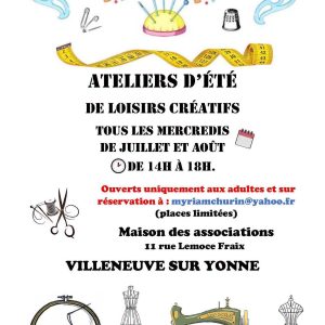 Ateliers d&rsquo;été