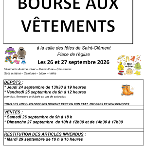 Bourse aux vêtements