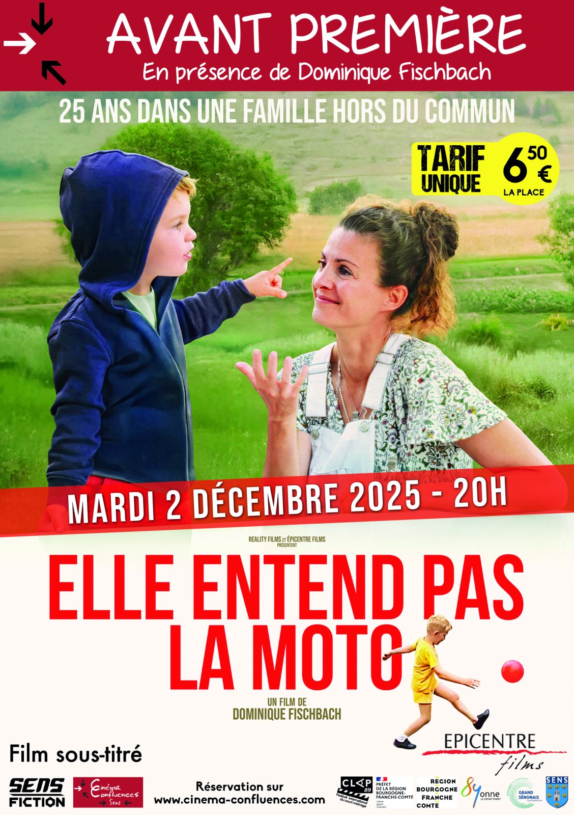 TRACT A5 © Cinéma Confluences Sens