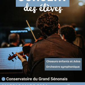 Concert des élèves du Conservatoire du Grand Sénonais
