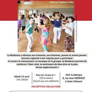 Stage vacances biodanza