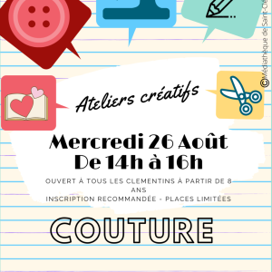 Atelier : réalisation d&rsquo;une pochette ou d&rsquo;un étui à lunettes en recyclant une cravate