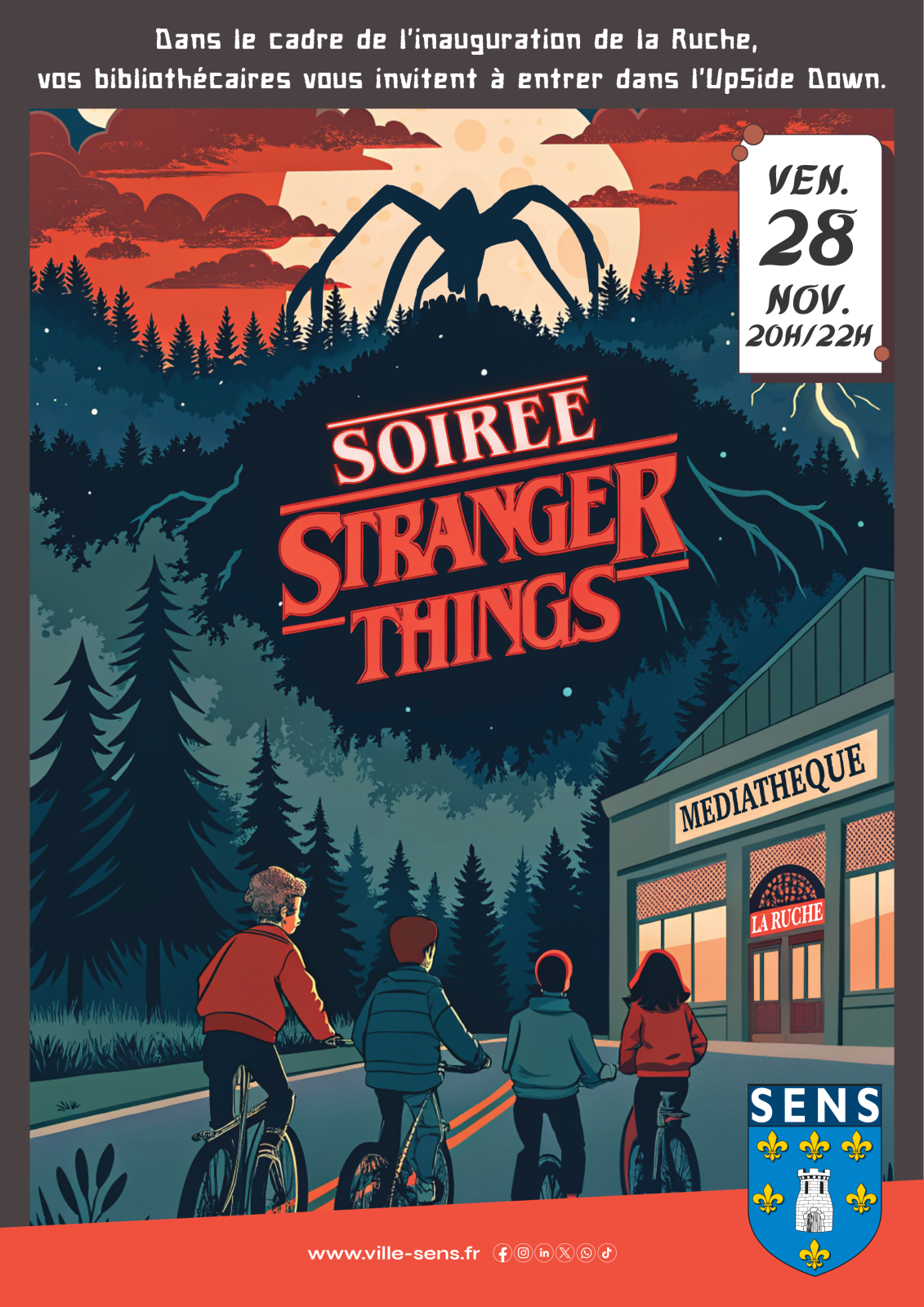28.11-Soirée Stranger Things Sens © Ville de Sens