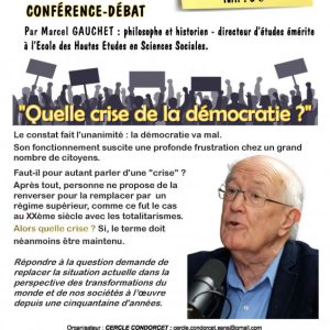 Conférence « Quelle crise de la démocratie ? »