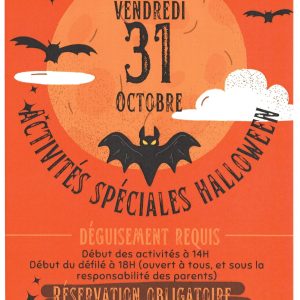 Activités spéciales Halloween