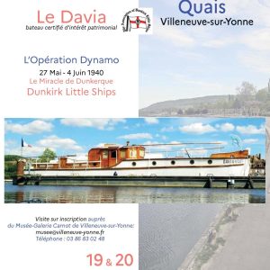Visite du Davia, un des derniers Dunkik little ships
