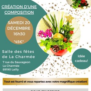 Atelier création d’une composition d’orchidée