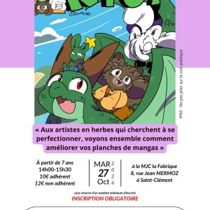 Stage de dessin manga