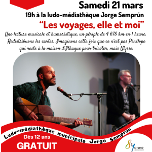 Festival Les mots dits « Les Voyages, elle et moi »
